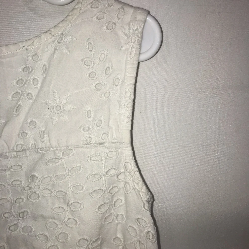 Gap White Eyelet Lace Dress